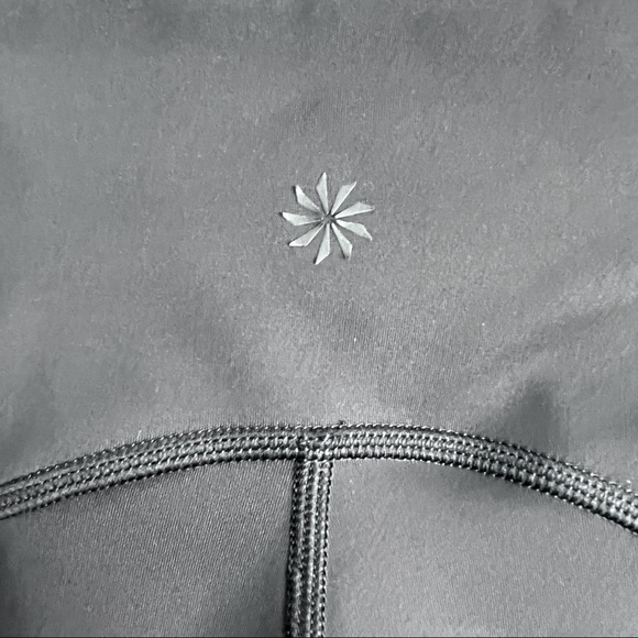 Athleta Ultimate Stash Pocket Capri Solid Black Leggings Active Workout Gym - Picture 14 of 14